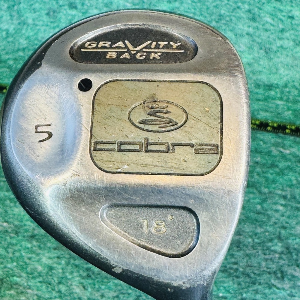Vintage Cobra Gravity Back 5 18° Fairway Wood Mens RH Graphite Golf Club